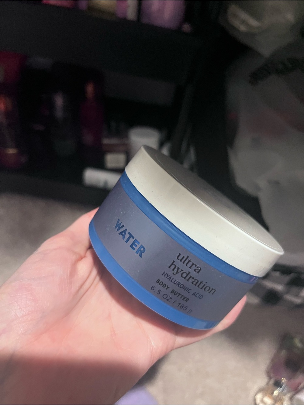 Bath & Body Works Ultra Hydration Water Body Butter - Blue and White